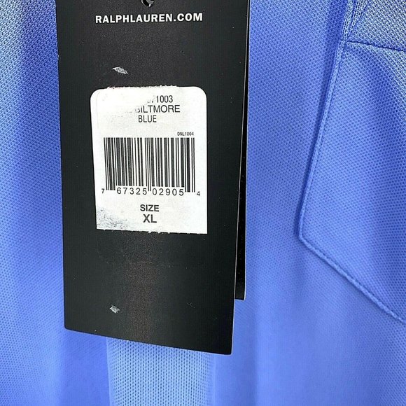 Ralph Lauren RLX Golf The Biltmore Blue Polo Shirt - Picture 6 of 6